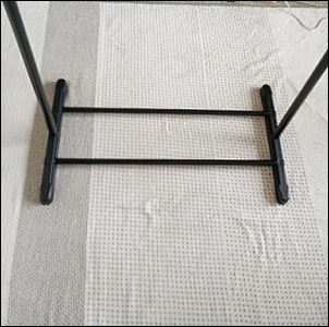 2箇所で下部縦パイプを差し込む