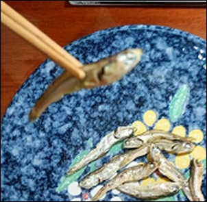 食べる煮干しの試食