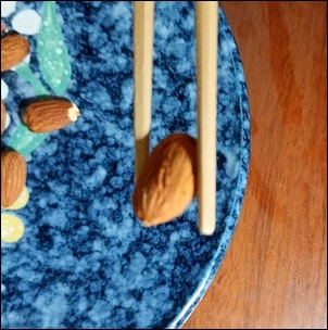 素焼きアーモンドの試食