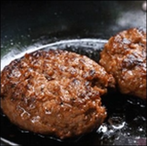 ビーフ100%ハンバーグ