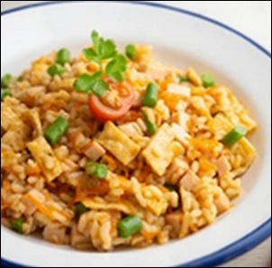 ゴロッと焼豚のガリ旨炒飯