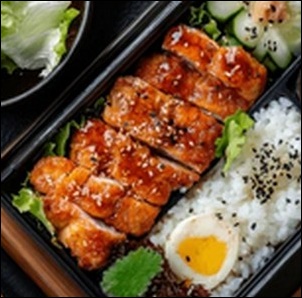 駅弁つばめグリル　つばめ風ハンブルグステーキ弁当