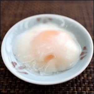 レンジで簡単！温泉たまご