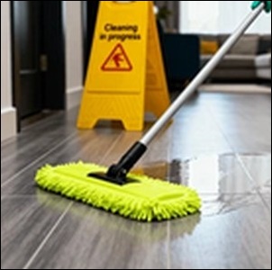 伸縮式ロングモップ