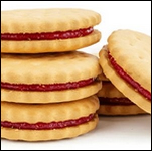 無選別いちごジャムサンドクラッカー