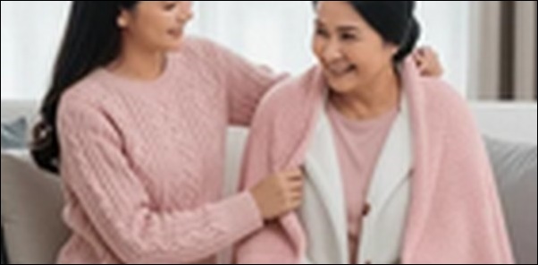 手軽にできる寒さ対策！足元から首まで温かい着る毛布【TV紹介】